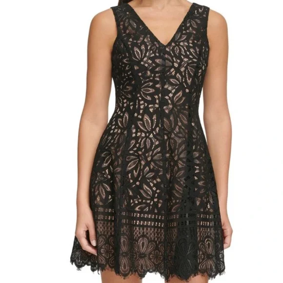 Kensie | Dresses | New Kensie Black Lace Dress | Poshmark